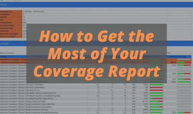 Coverage Report unit testing